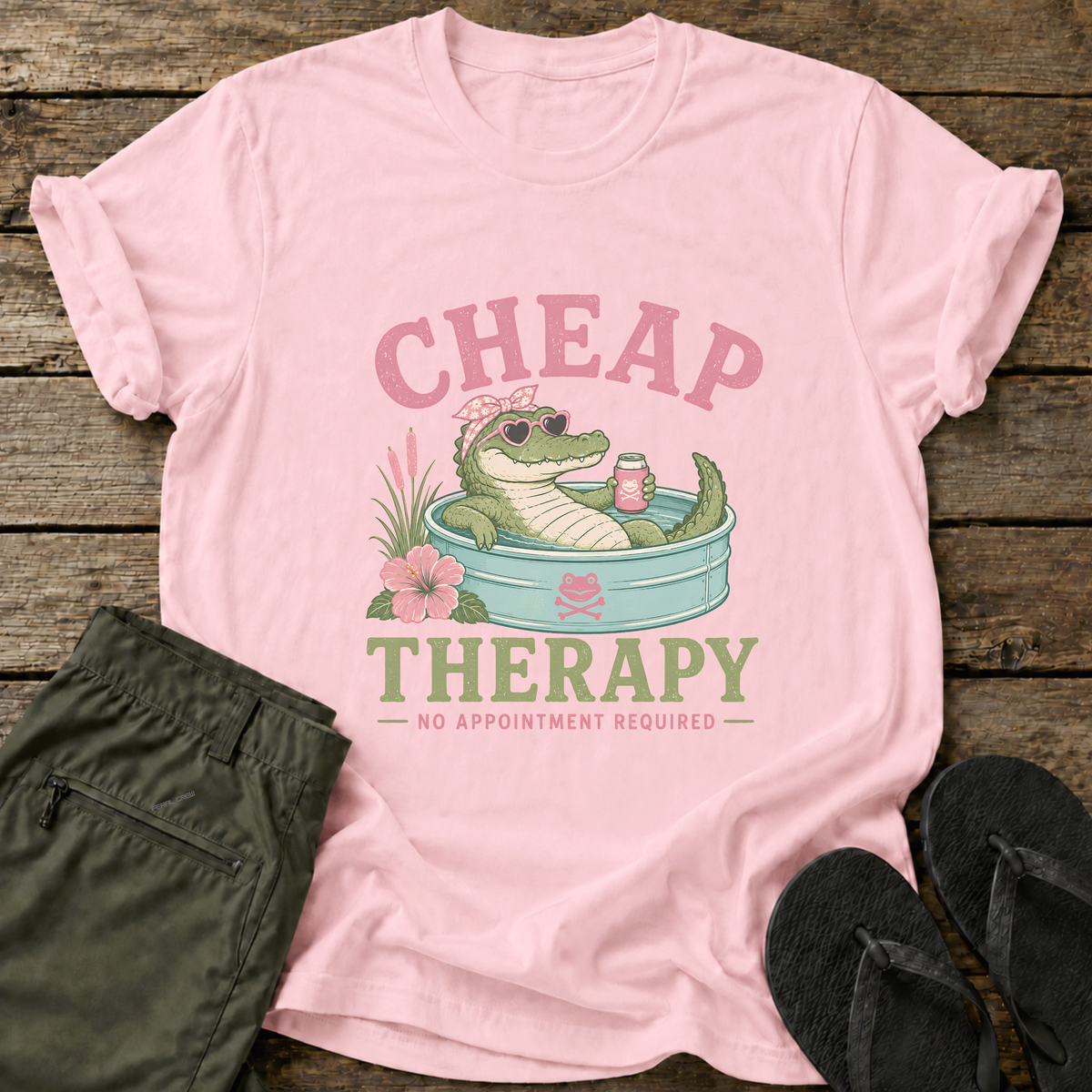 Cheap Therapy Girl Gator T-Shirt