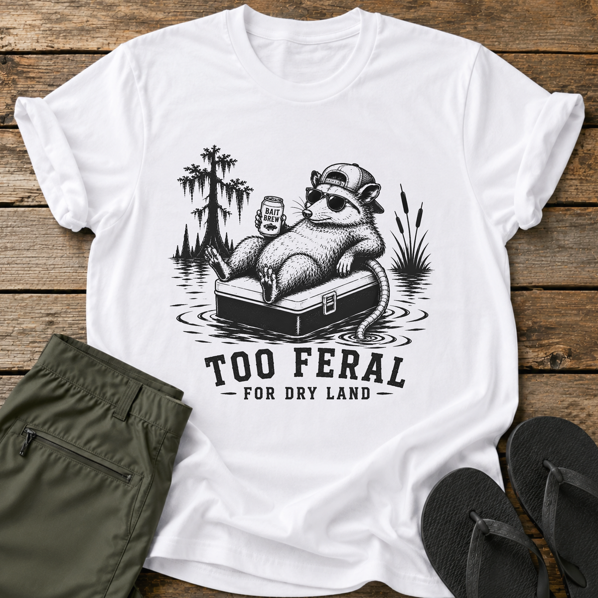 To Feral For Dry Land T-Shirt