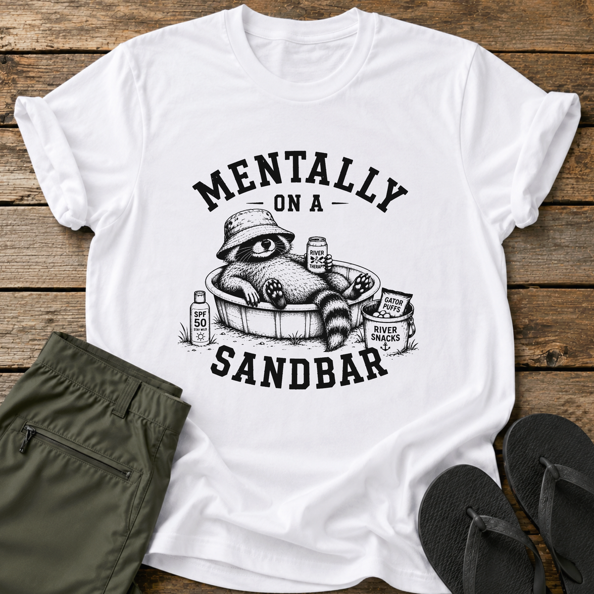 Mentally On A Sandbar T-Shirt