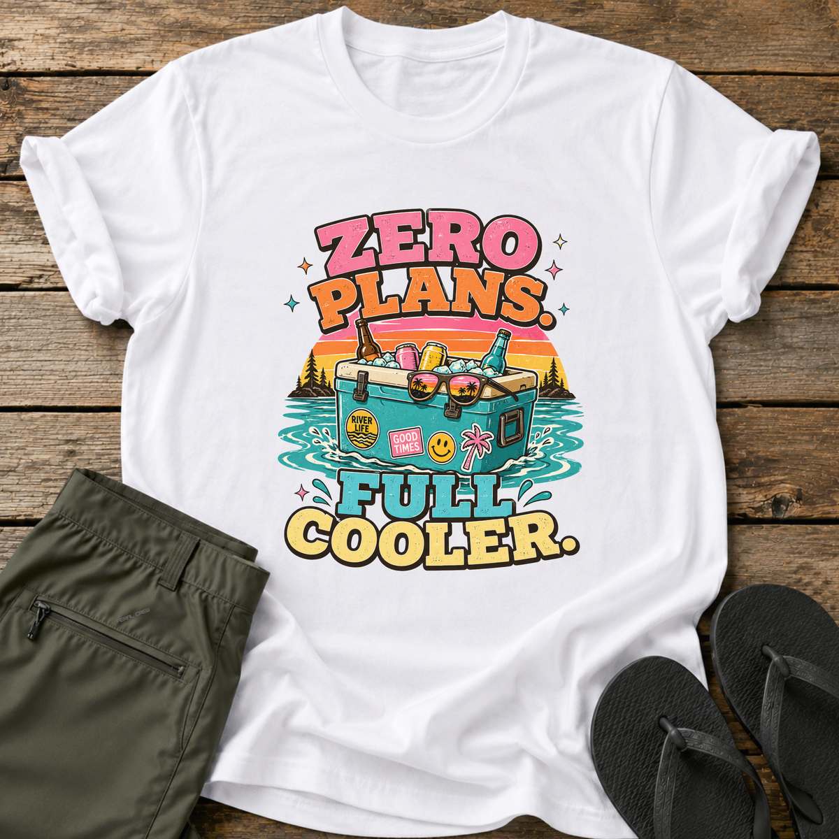 Zero Plans Full Cooler T-Shirt