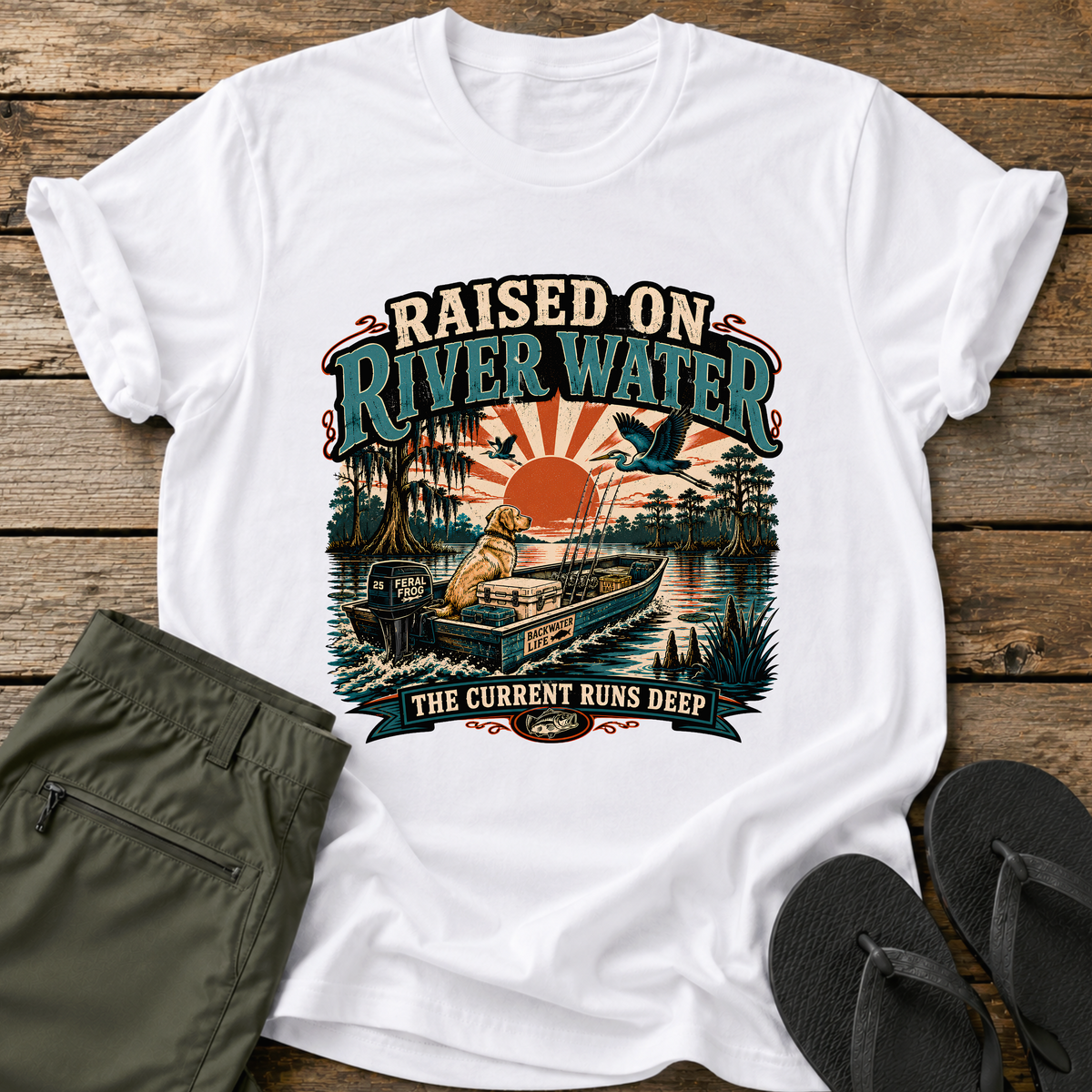 Raised On River Water T-Shirt