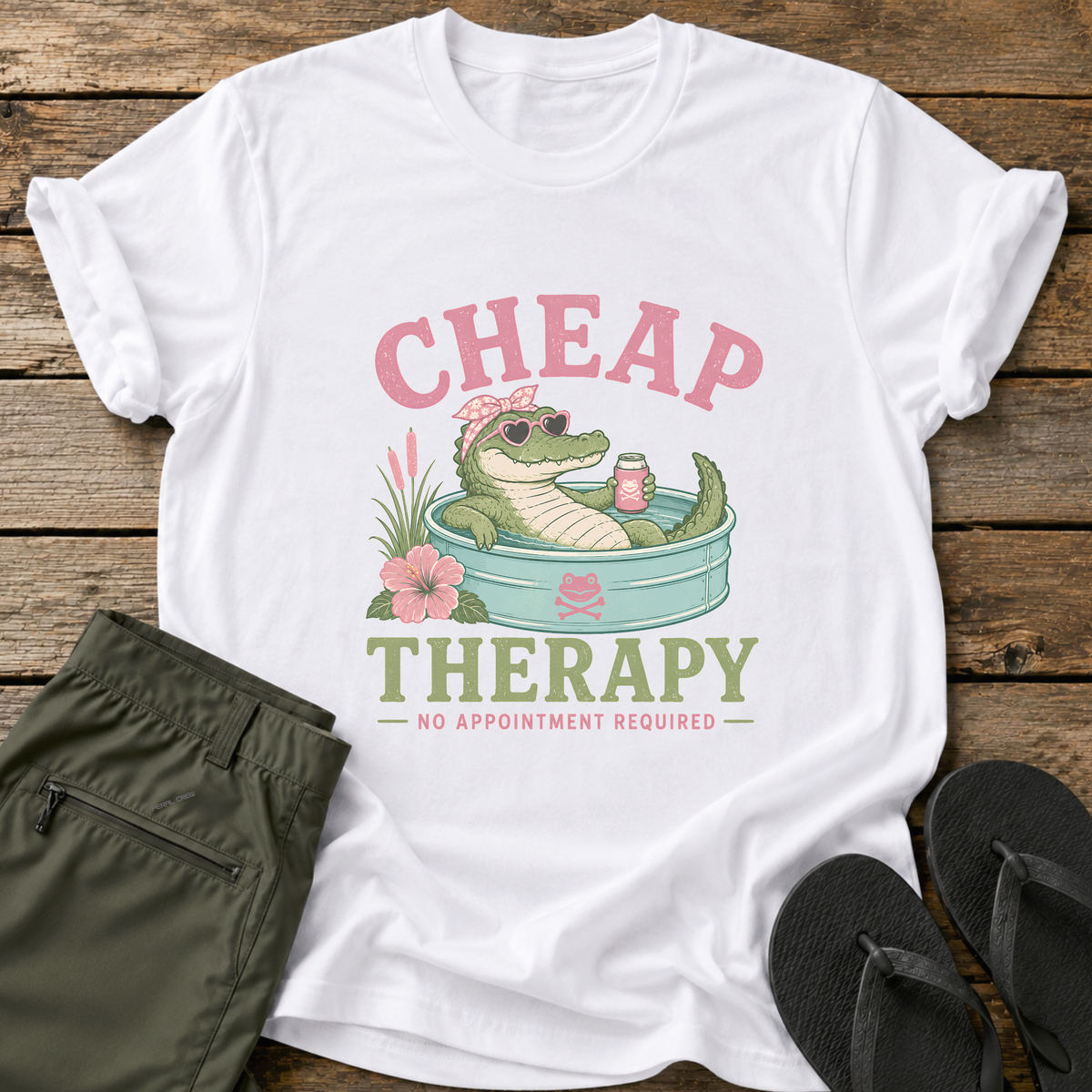 Cheap Therapy Girl Gator T-Shirt